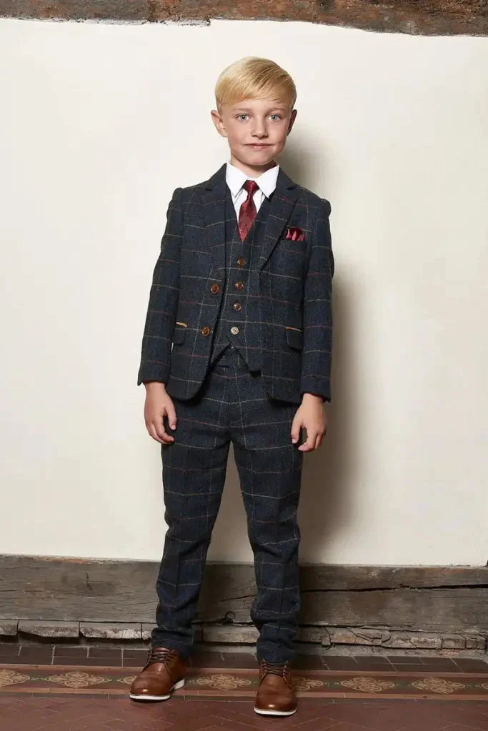 Completo a Tre Pezzi per Bambini - Tweed Eton