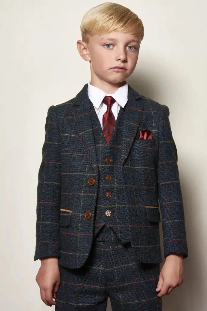 Completo a Tre Pezzi per Bambini - Tweed Eton