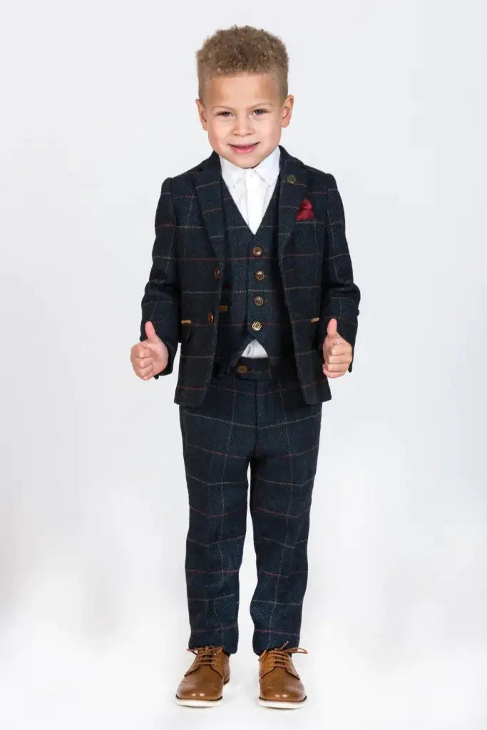 Completo a Tre Pezzi per Bambini - Tweed Eton