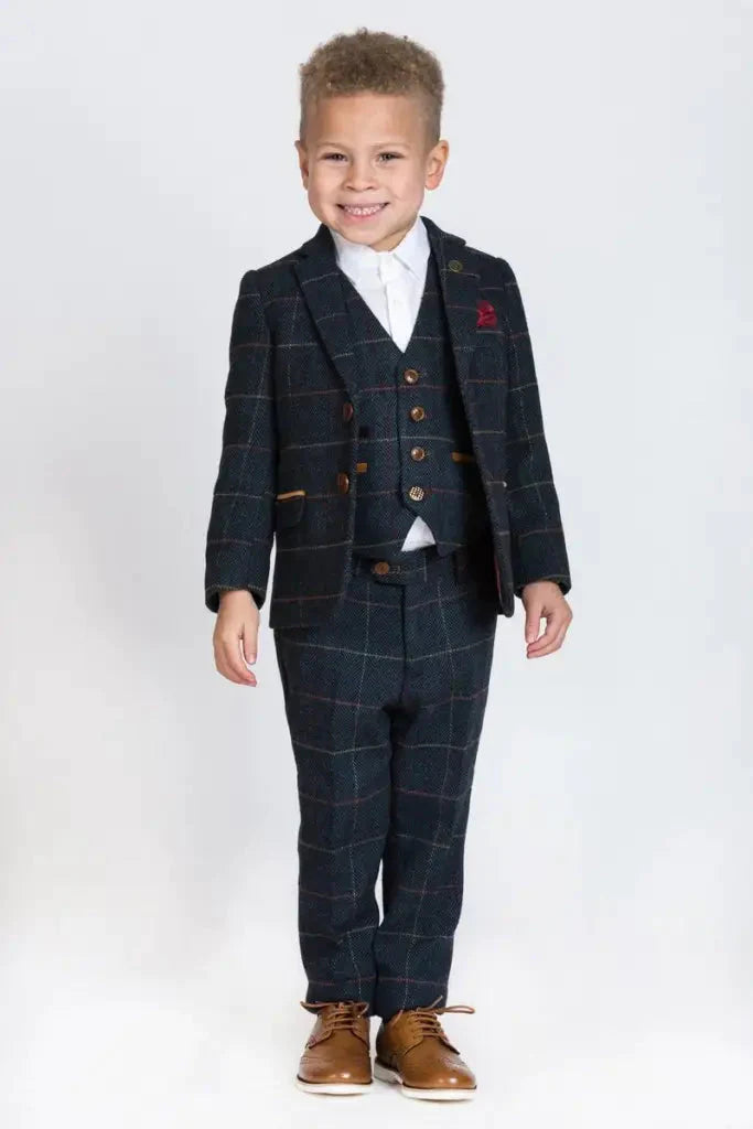 Completo a Tre Pezzi per Bambini - Tweed Eton