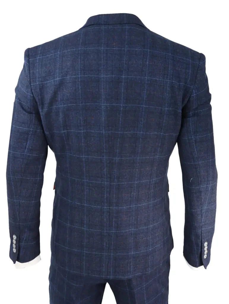 Completo in Tweed a Tre Pezzi Cody Blue