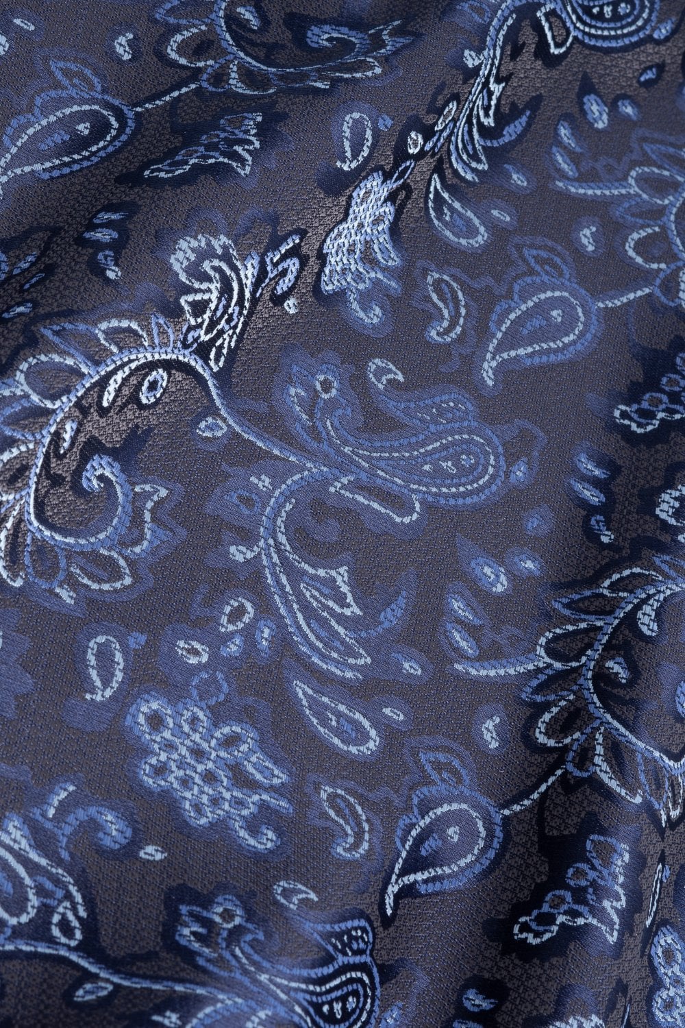 Cavani - Set Cravatta Paisley Grigia Navy