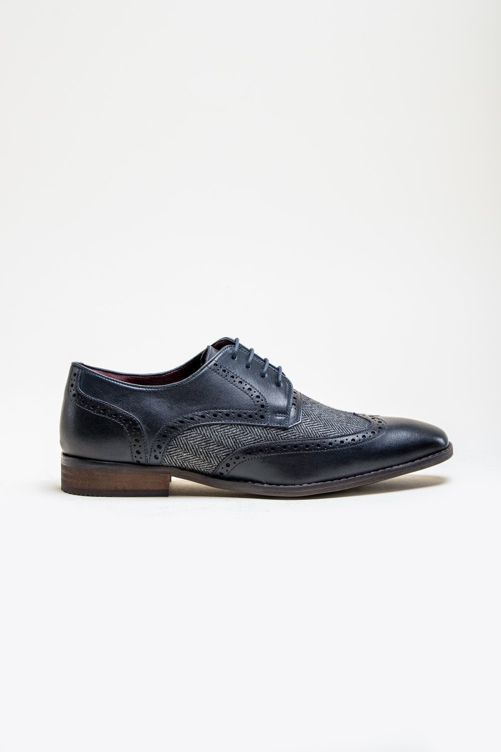 Scarpe in Tweed Cavani Faro Navy