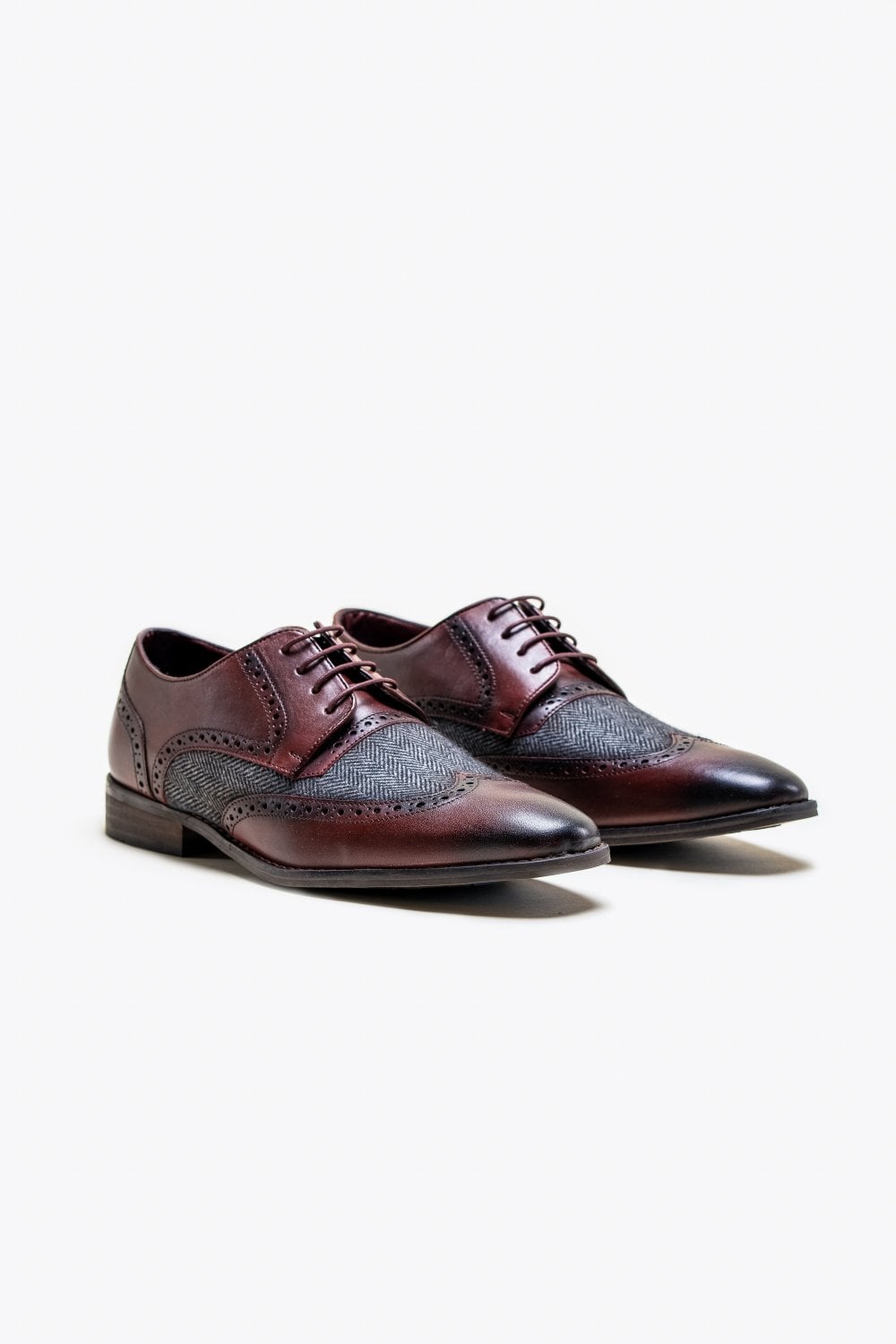 Scarpe Tweed Cavani Faro Bordo