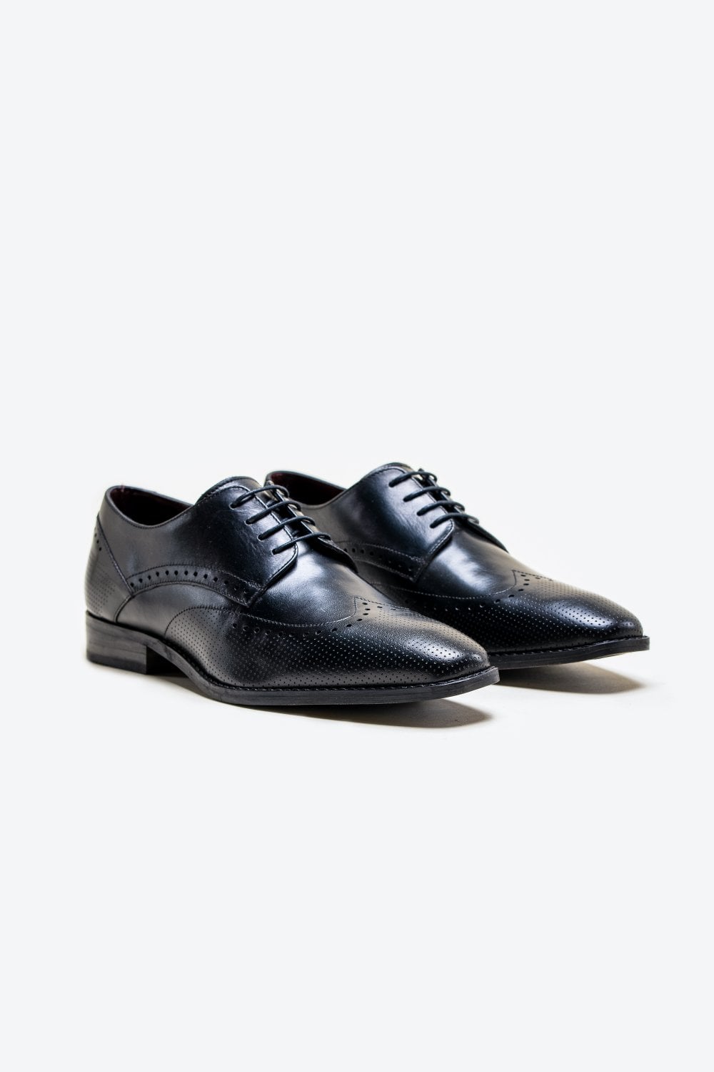 Scarpe Lisbon di Cavani - Nere - Wingtip Brogue