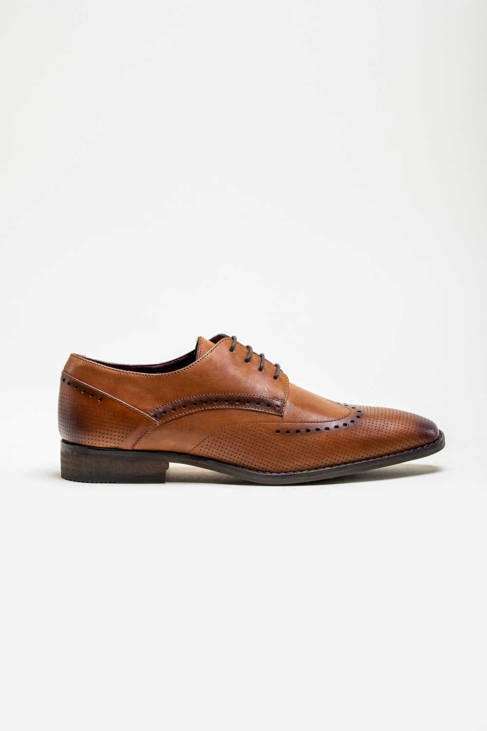 Scarpe Lisbon di Cavani - Marrone Chiaro - Wingtip Brogue