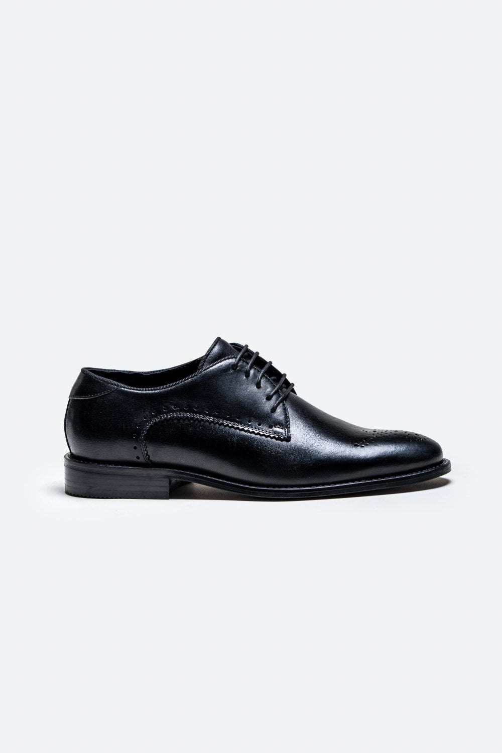 Scarpe Madrid di Cavani - Nere - Wingtip Brogue