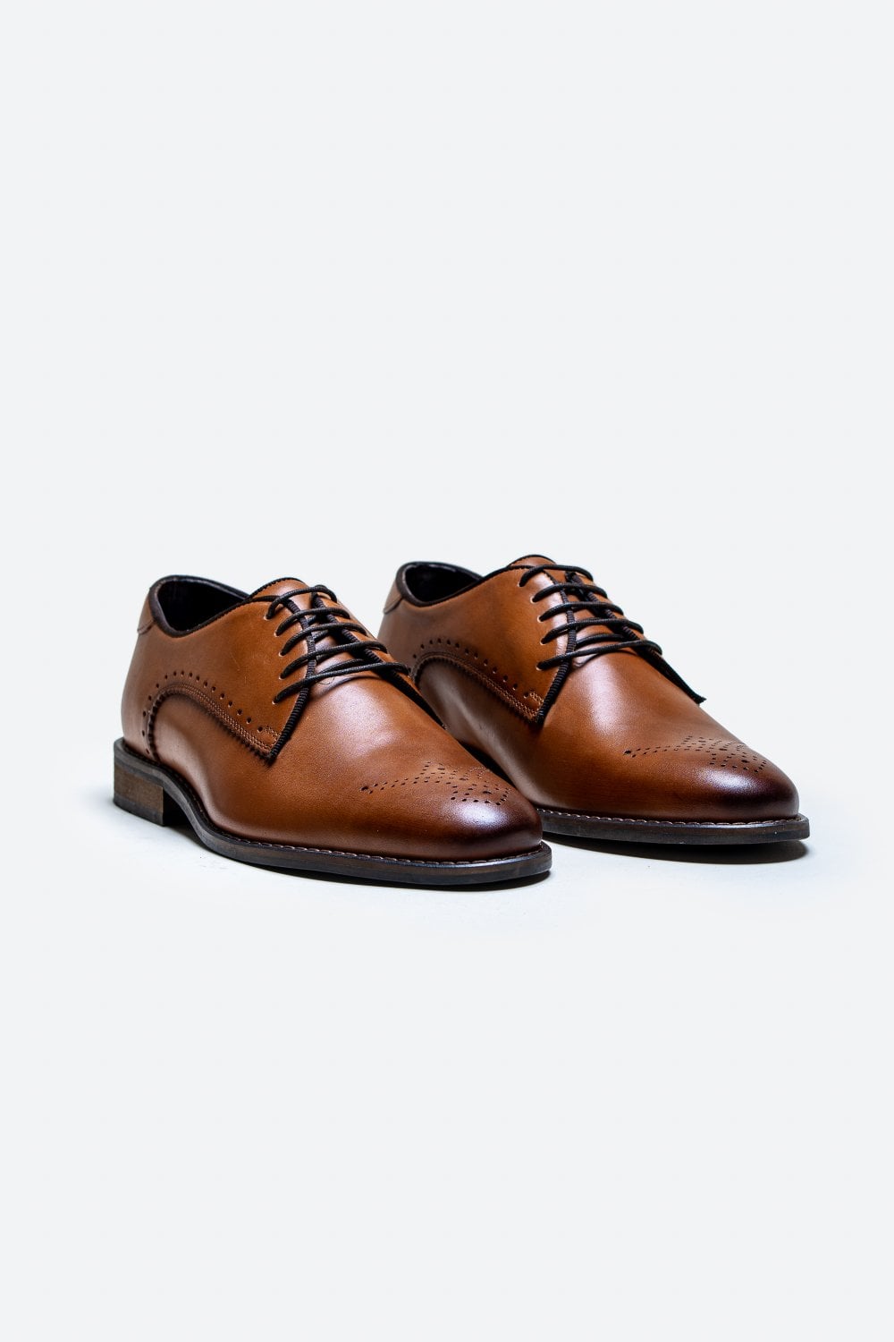 Scarpe Madrid di Cavani - Tan - Wingtip Brogue