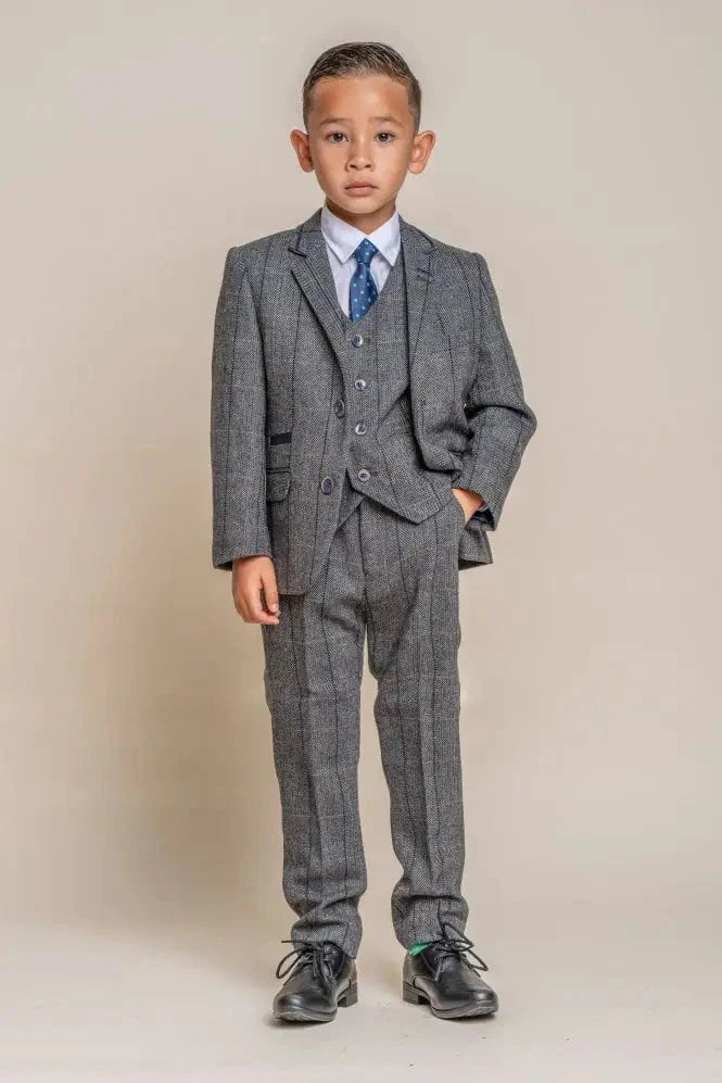 Peaky Blinders Costume per Bambini - Grigio Navy