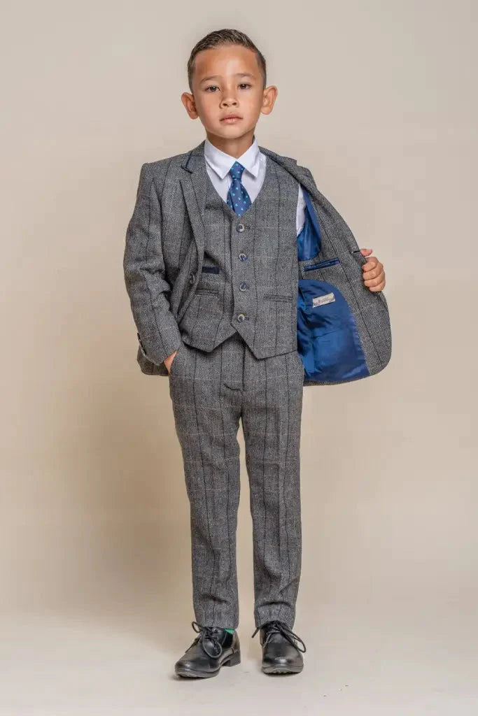 Peaky Blinders Costume per Bambini - Grigio Navy