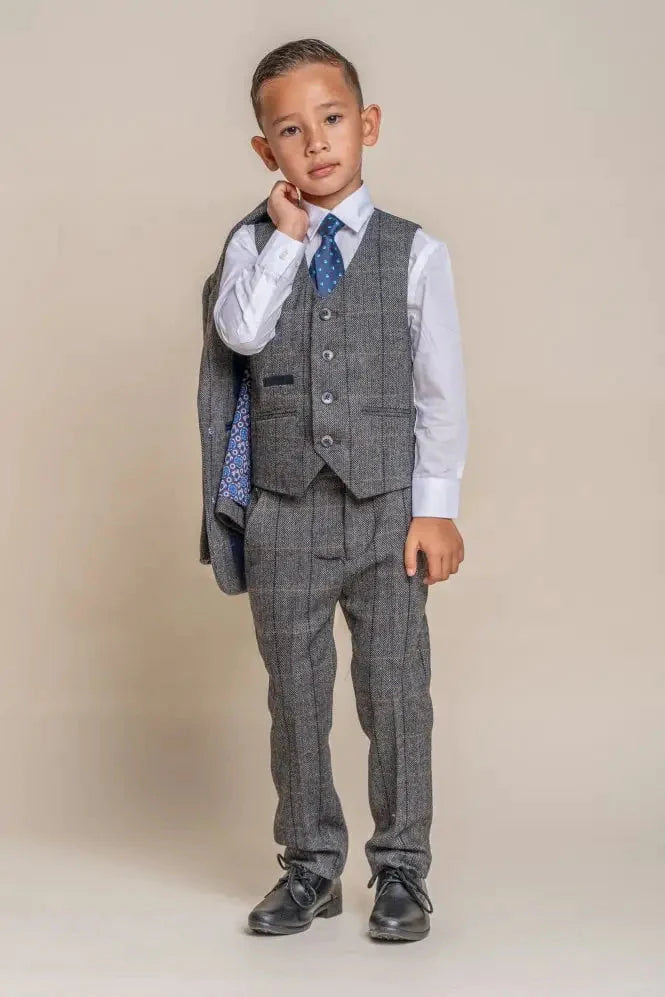 Peaky Blinders Costume per Bambini - Grigio Navy